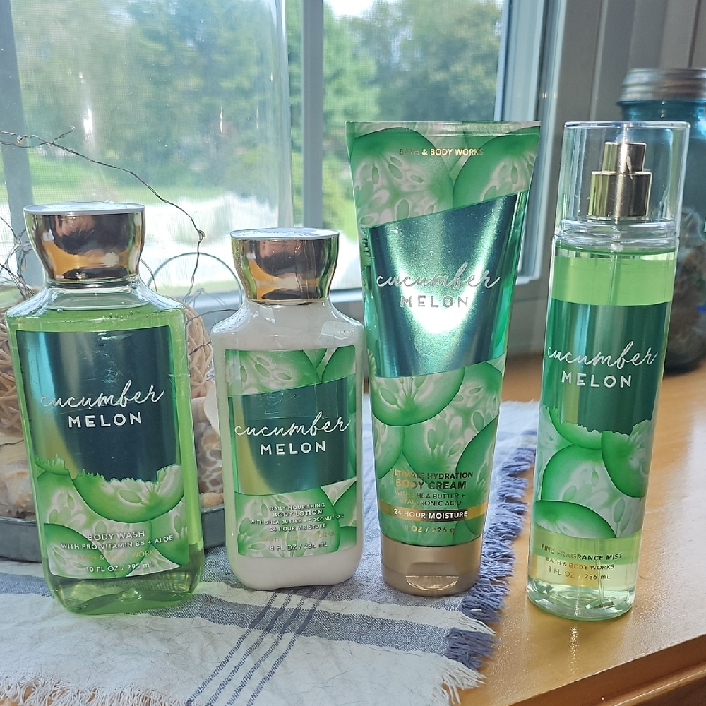 Bath & Body Works Cucumber Melon Set